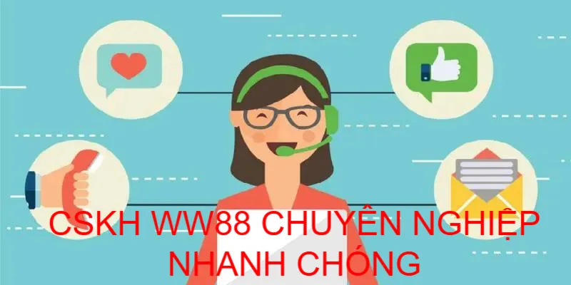 Hệ thống CSKH WW88 chuyên nghiệp, nhanh chóng
