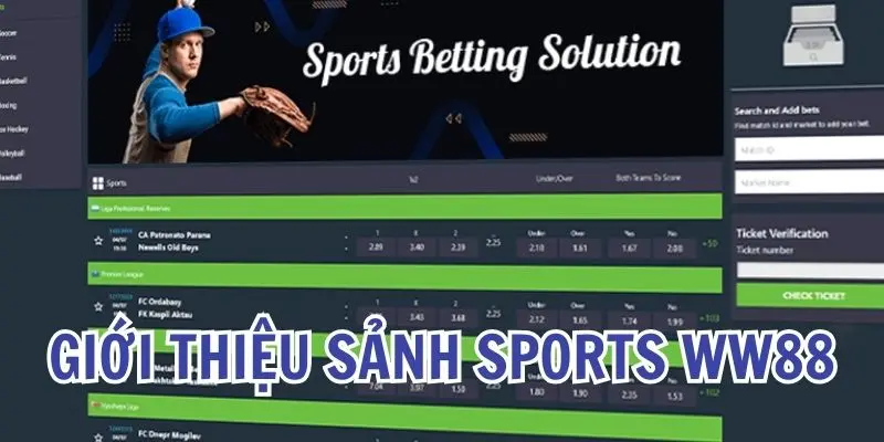 Đôi nét về sảnh cược thể thao WW88